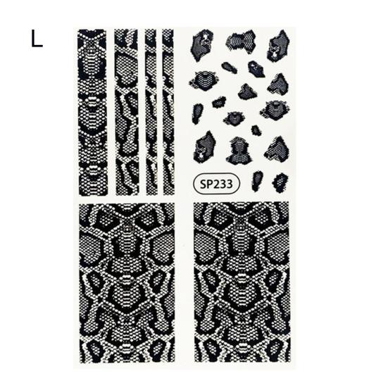 Delicate Nail Effect Ultra Stripe Decals 3D Thin DIY