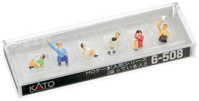 KATO HO Gauge Sitting Person 3 Diorama Supplies 6-508
