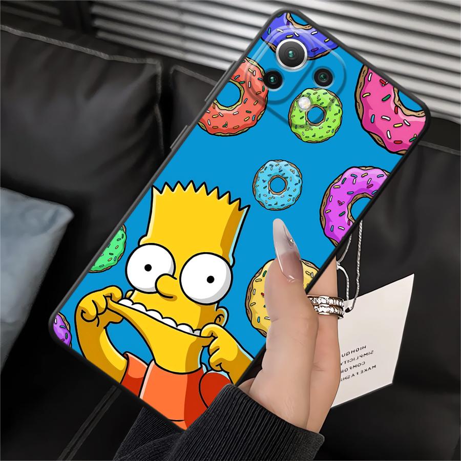 

S-simpsons Donut Funda Phone Cover Case for Xiaomi Mi 11 13 Lite 10T 12 14 12T Pro 12X 15 Pro 11T Xiaomi Mi 11 Lite 5G