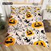 Happy Halloween Duvet Cover King Pumpkin Lantern Camping Car Bedding Set For Kids Boys Girl Bedroom Cartoon Festival Quilt Cover