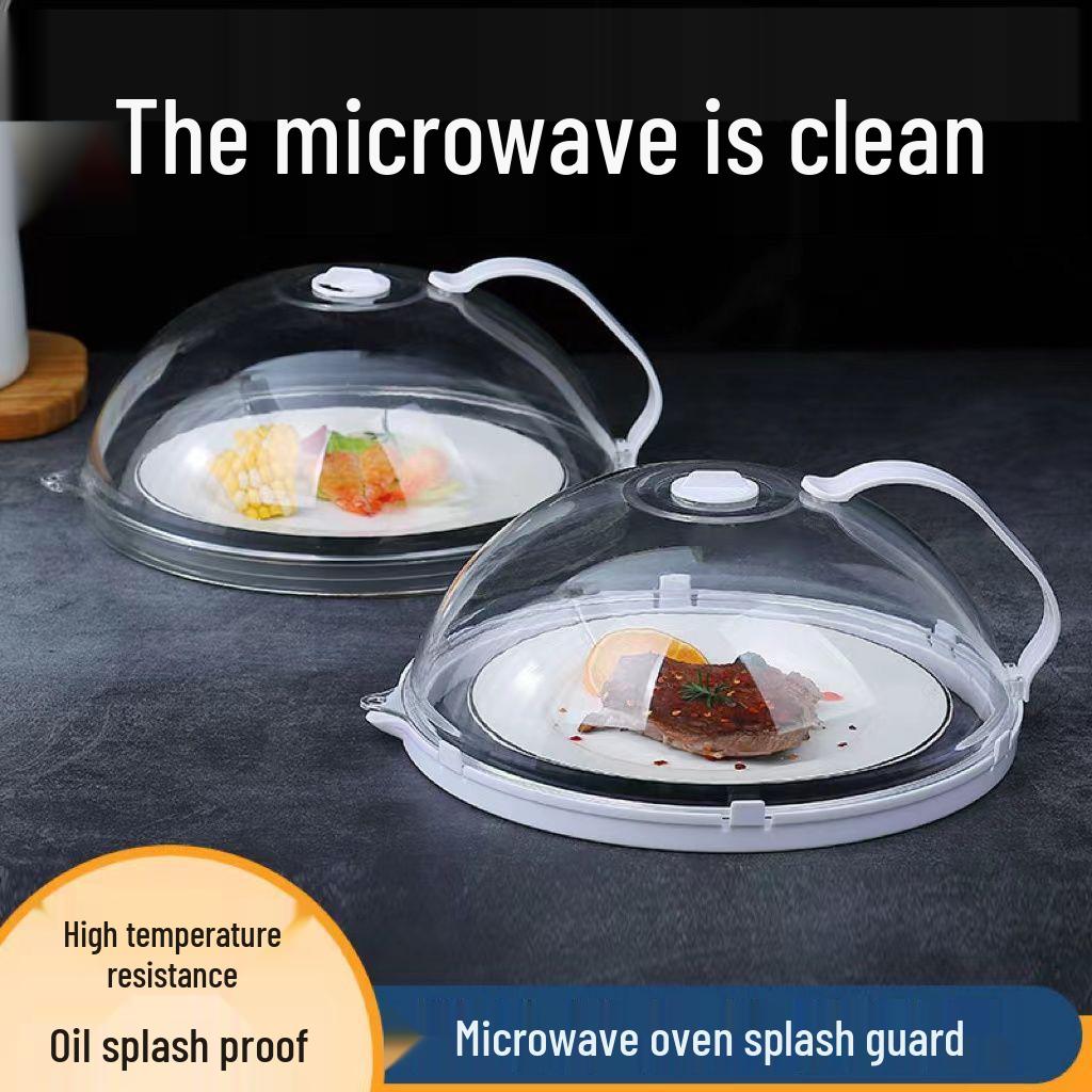 Oil-Proof, Heat-Resistant Microwave Food Cover Lid