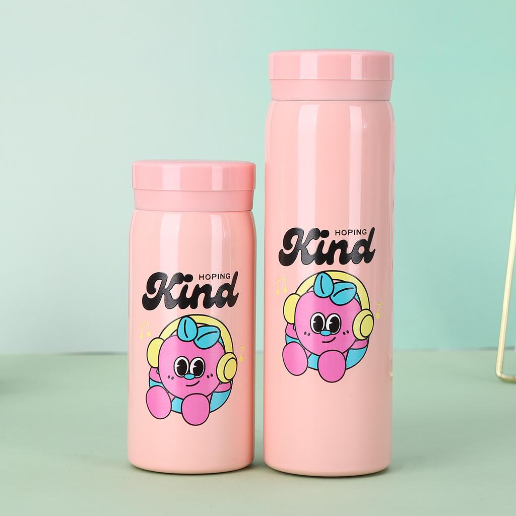 Stylish Portable Pocket Mug Ins Fashion Macaron Gift Mug Cute Mini Steel Thermos Mug Durable Durable Useful Useful