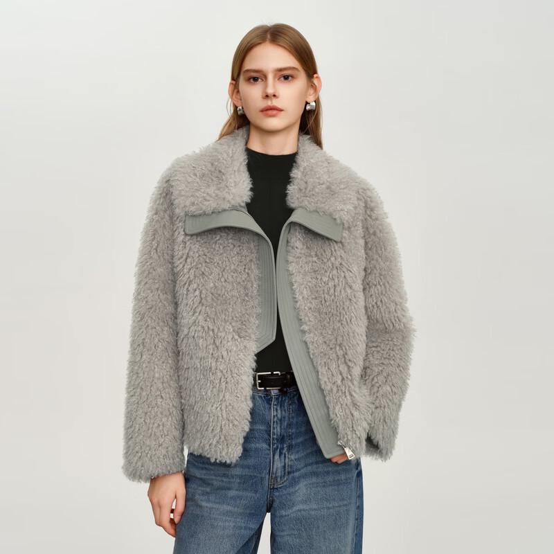 

Elva Island Women s Fashion Warm Lapel Short Coat L