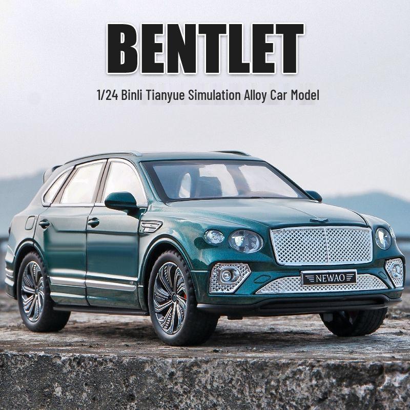 

Bentley Bentayga Alloy SUV Model: Pull-Back Toy Car with Sound & Light