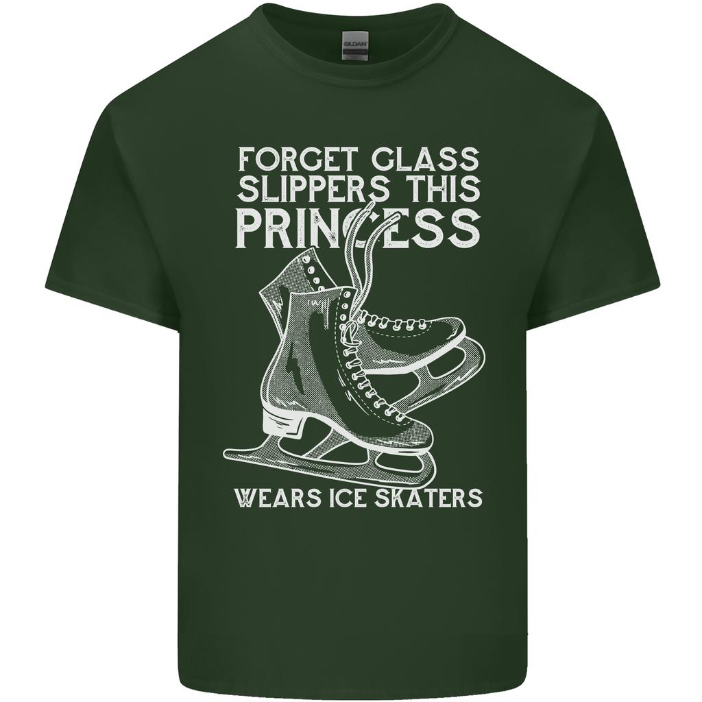 Funny This Princess Wears Ice Skates Skater Unisexs Light Cotton TShirt