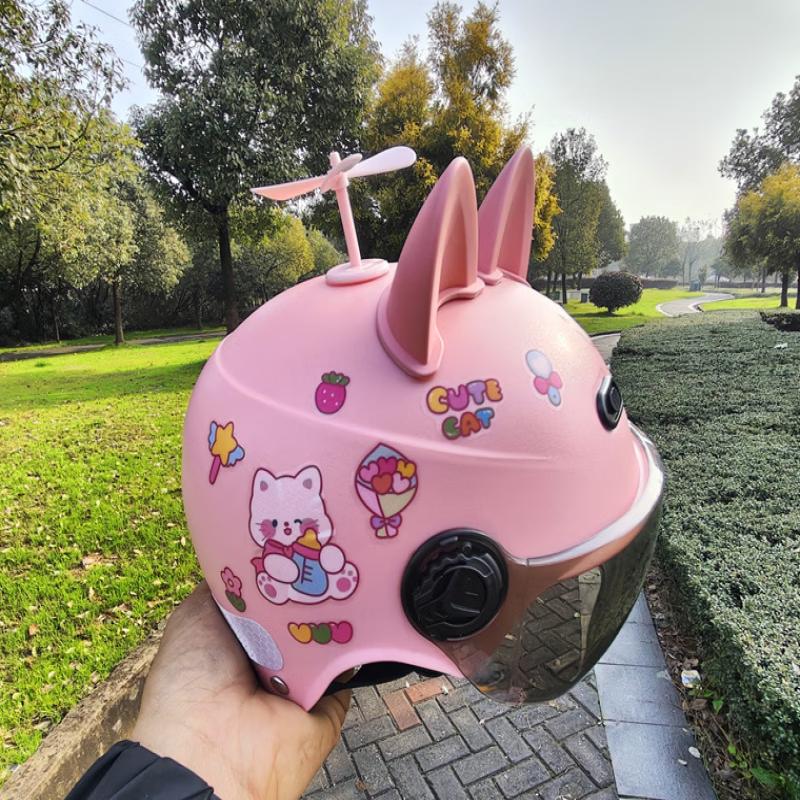 Lishi Kids Electric Motorcycle Half Helmet