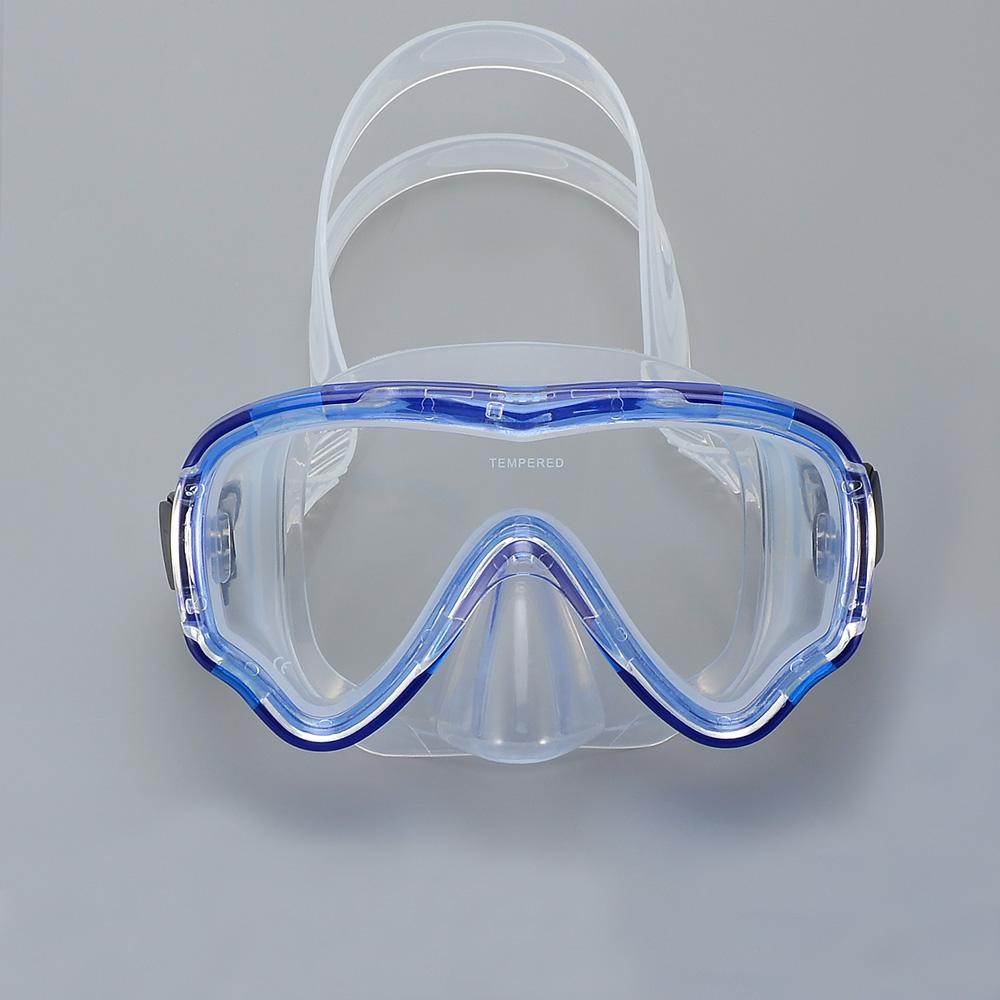 Professional Kids Snorkel Swim Mask Child Diving Mask Anti-Fog Swimming Goggles With Nose Cover For Snorkeling Swimming Training
