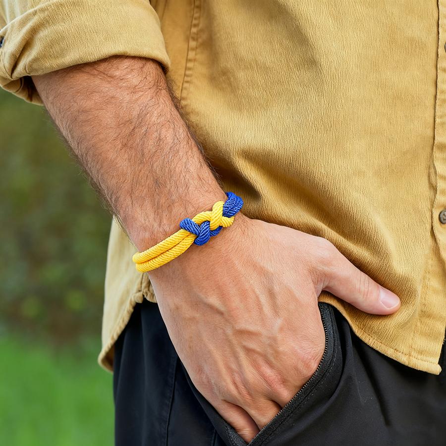 New Handmade Color Blocking Design Braided Knot Bracelet For Men A Grade 4mm Ethnic Rope Braslet Perfect Gift For Boyfriend