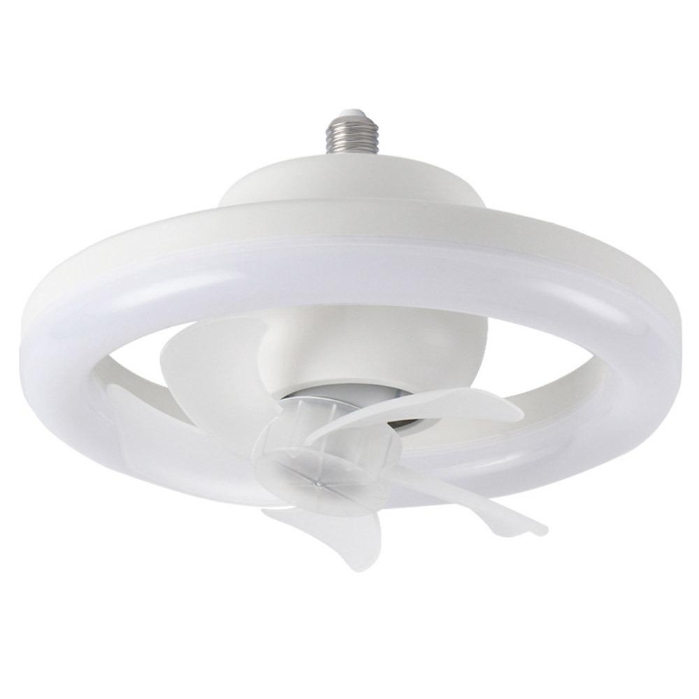 Remote Control Ceiling Fan 2 In 1 Electric Cordless Fan Hanging Fan with LED Light  Bathroom