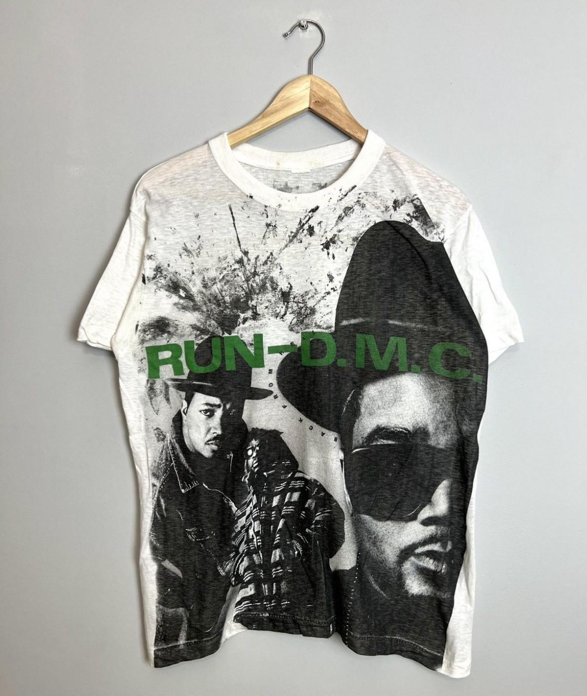 90s Run DMC Rap Vintage Band Tees Hype Rare Unisex T-Shirt XXL