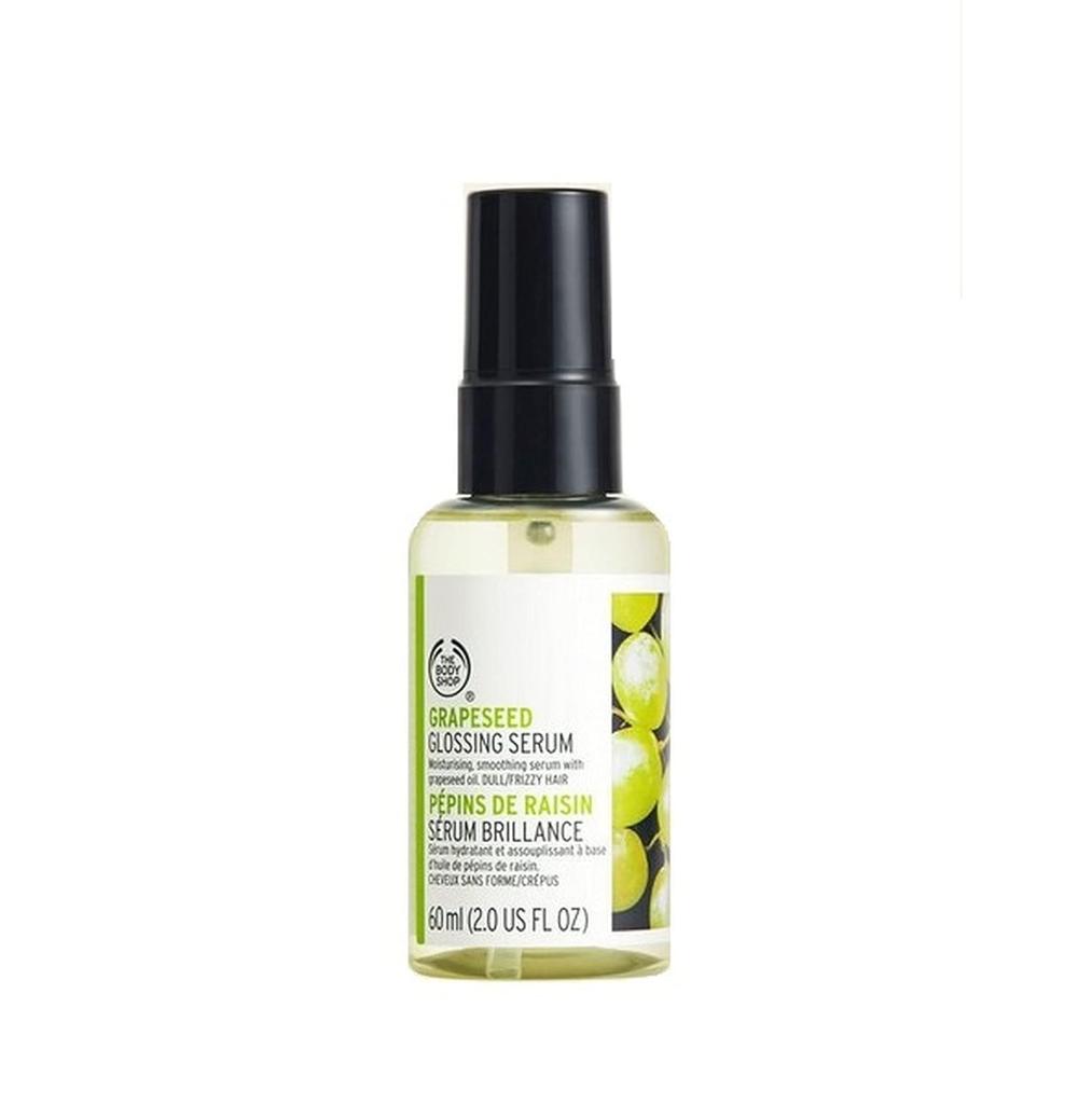 The Body Shop Grapeseed Hair Serum 60 Ml Smooth Frizz Control Shine Boost Glossy Finish For Dull Hair Styling Pro