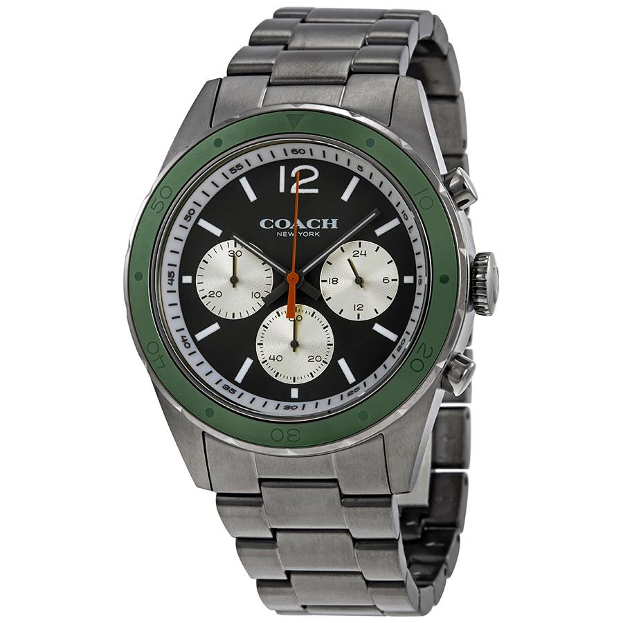 

COACH 14602118 Sullivan Grey Dial Chronograph Stainless Steel Men s Watch чёрный