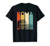 100% Bavlna Řím Itálie Roma Italské Retro Vintage Koloseum Architektura Tričko PÁNSKÉ DÁMSKÉ UNISEX Trička Velikost S-6XL