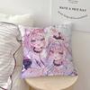 Hololive Mococo Fuwawa Abyssgard Pillow Cover For Bedroom Room And Living Room Sofa Decorative Cushion Cover