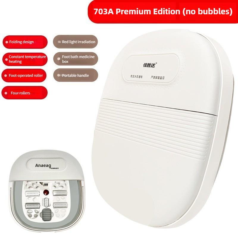 Small Foldable Foot Bath Tub Household Massage Foot Bath Bucket Electric Heating Constant Temperature Foot Bath Basin