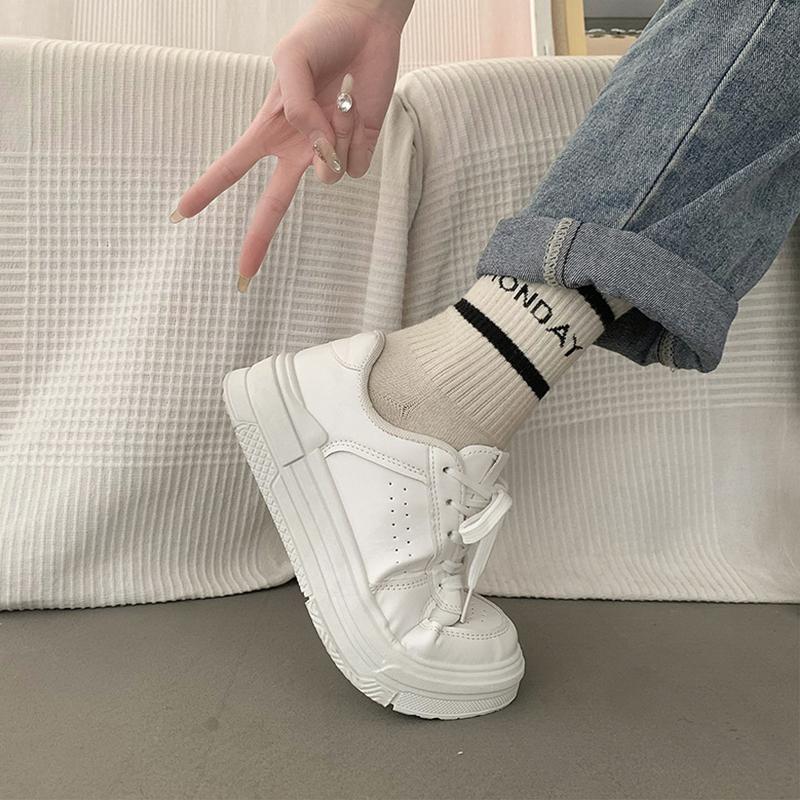 Fashion Shoes Women's Sneakers Summer 2025 Platform Woman-shoes Tennis Female New Thick Sole Fashion Roses Casual Trainers Leisure