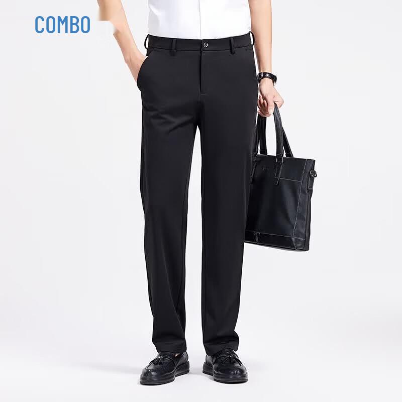 Men s Ice Silk Straight Casual Pants 175/84A