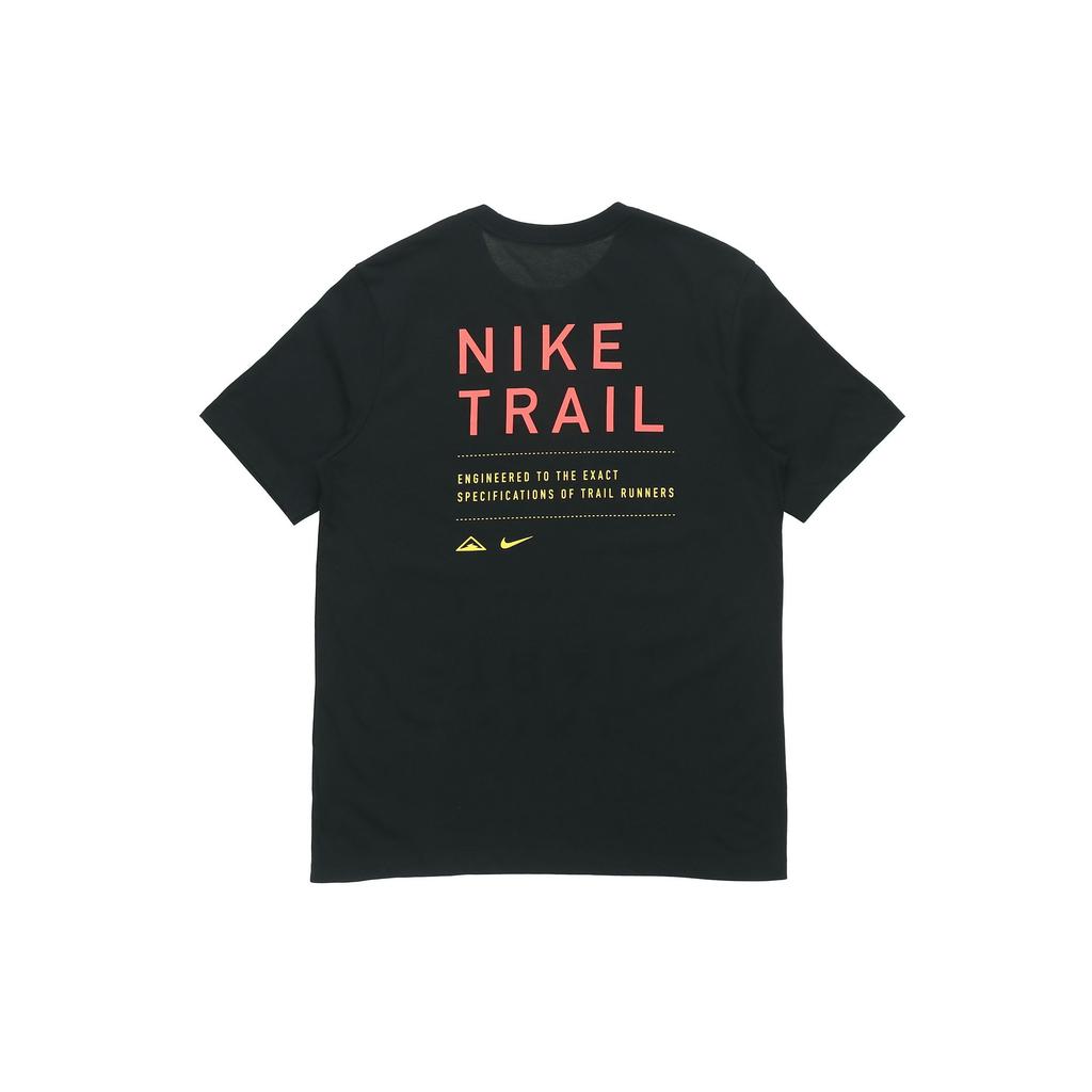 Nike Dri-FIT Trail Graphic Logo Running T-Shirt Men Tops Black CT3858-010