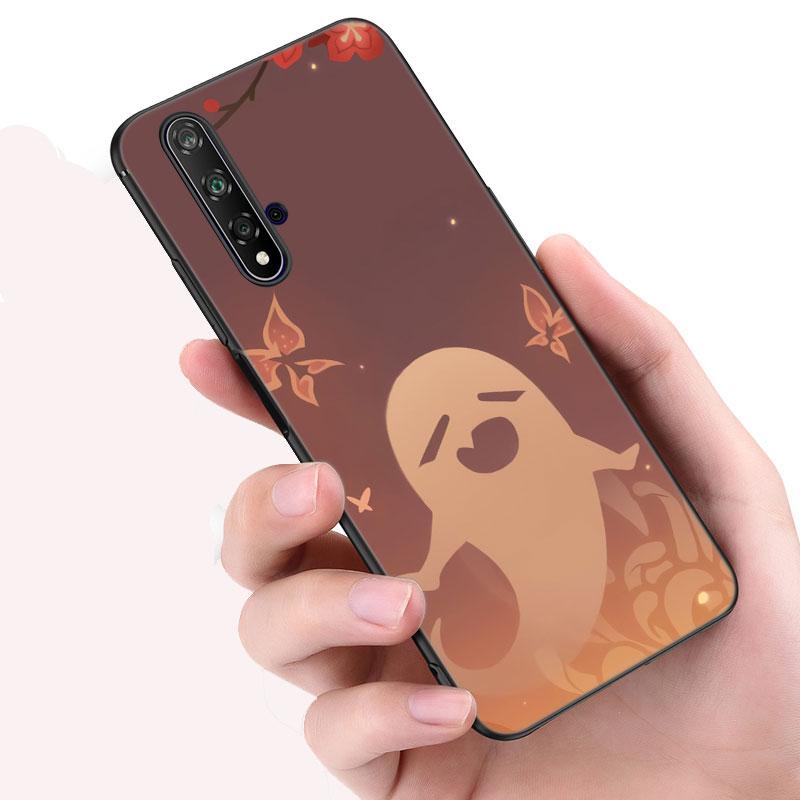 Genshin Impact Hutao Case For Huawei Honor 10X Lite 7A 8A 9X 20 Pro 7S 8C 8S 8X 9A 9C 10i 20i 30i 20E 20S 8 10 Lite Black Cover