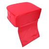 Child Hairdressing Chair Cushion PU Thickened Soft Barber Chair   Pad Small Size Red