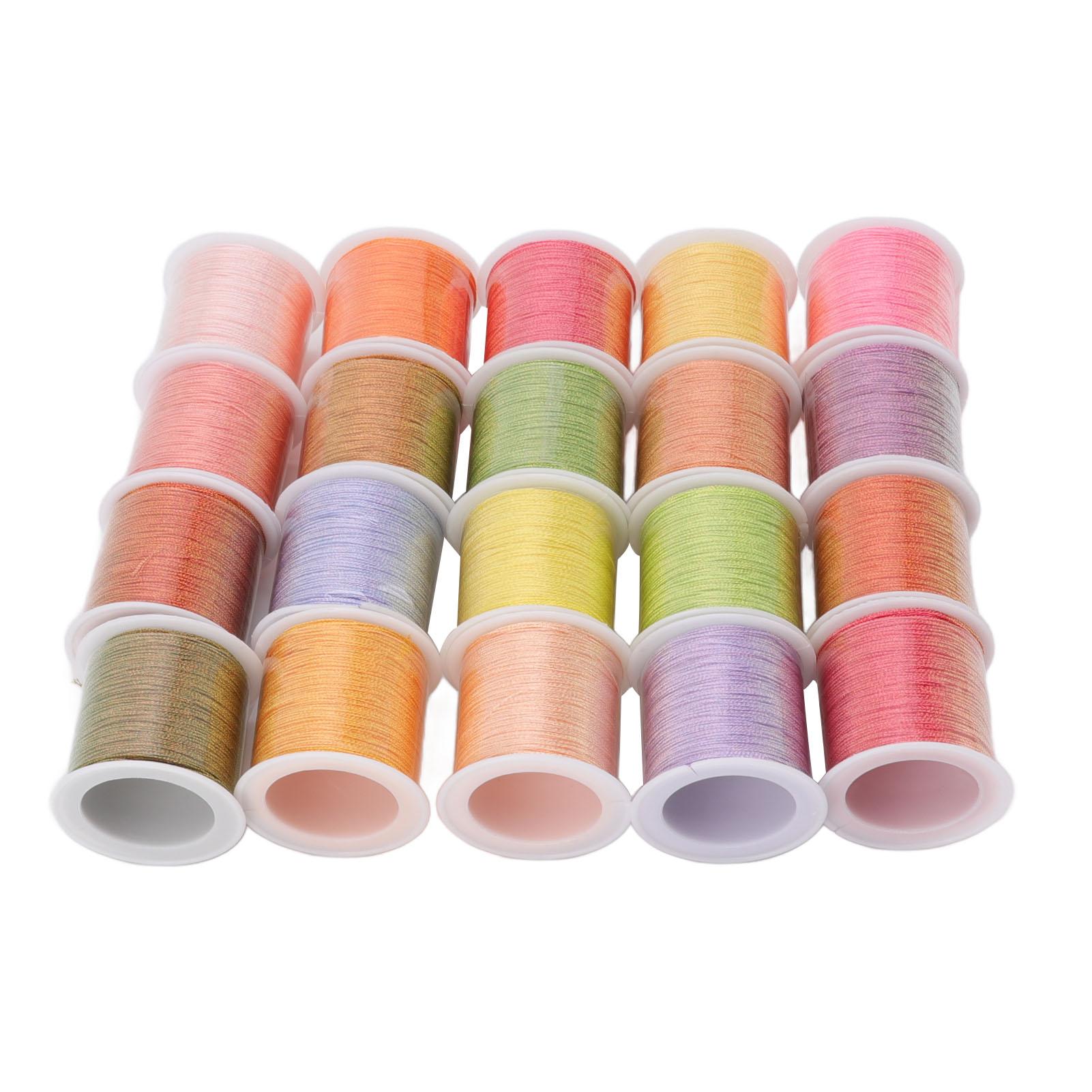 

20 цветов вощеная нить 55 ярдов 6 частей отрезная длина шнур для ожерелья своими руками ручная работа вощеный полиэстер