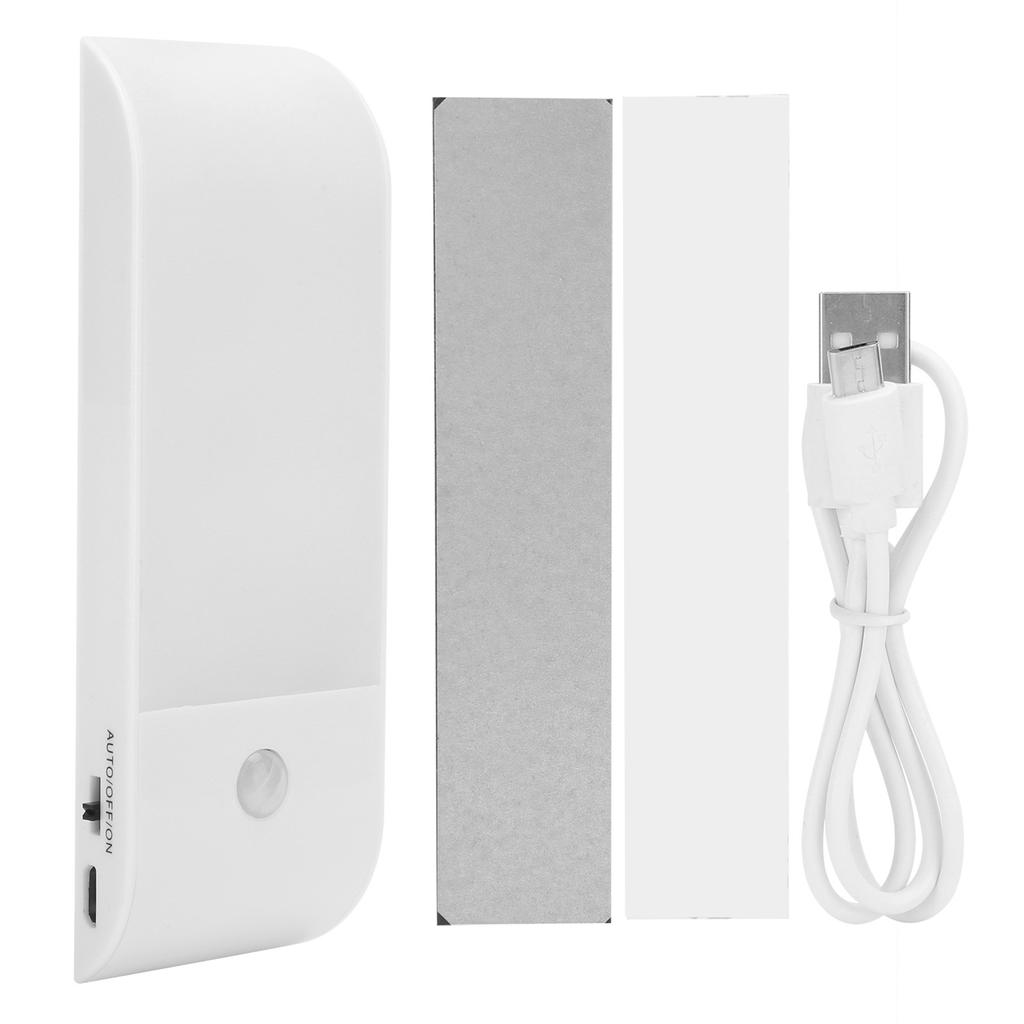 12LED 3 Modi Schrank Infrarot Induktionslampe für Schrank Kleiderschrank USB Aufladung Weißes Licht