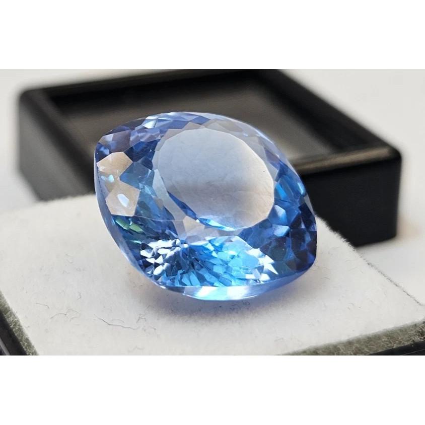 15-16 Ct Sapphire Blue Cushion Cut Top Quality Certified Loose Gemstone