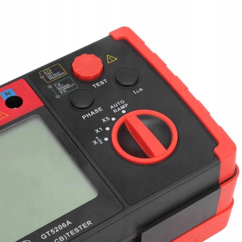 RCD circuit breaker tester for power sockets