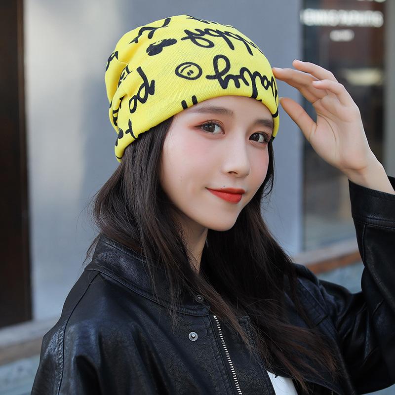 Autumn & Winter Double-Layer Twist Hat and Scarf with Neck Protection