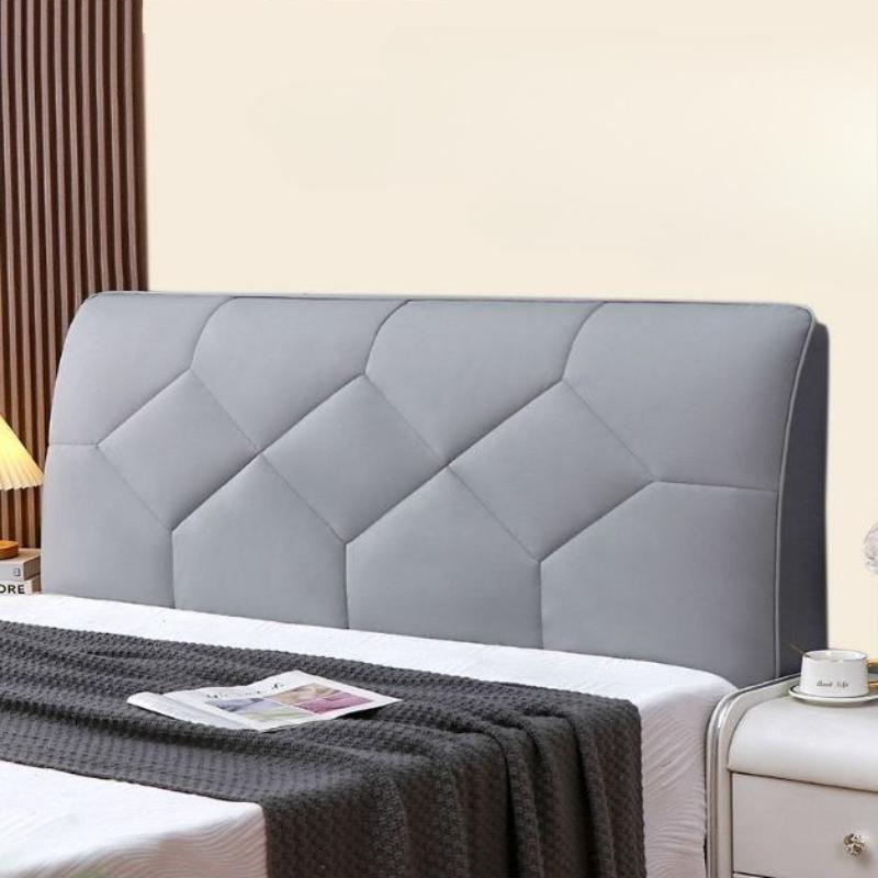 Soft Diamond Shaped Headboard Cover Light Luxury Style All Inclusive Comfortable No Wash Dust-proof and Head Protection Cover