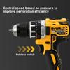 ewalt DCD796 13mm Cordless Brushless Impact Drill Brushless Drive Compact Drill Rechargeable Portable 20V Battery Power Tools