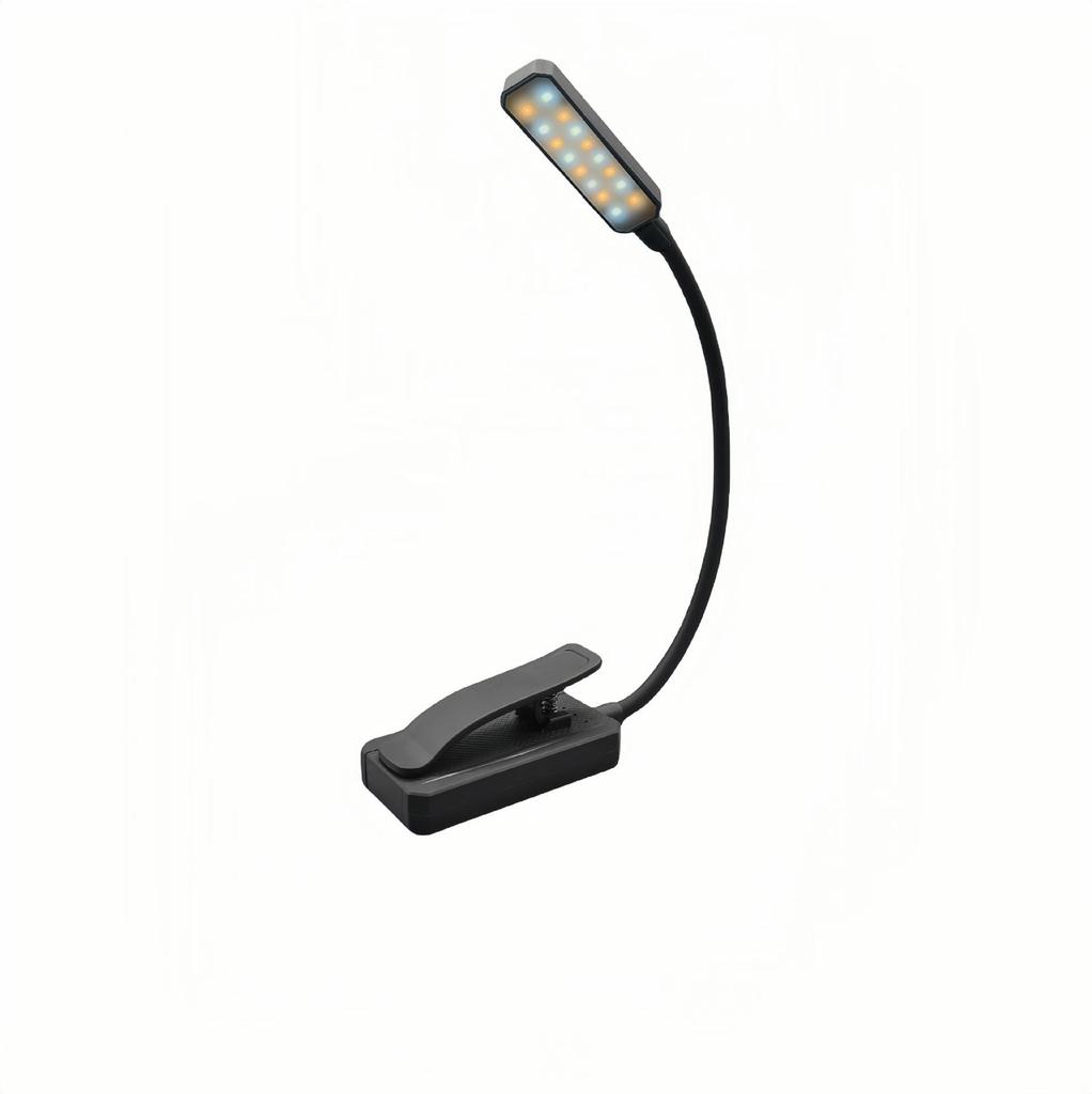 USB Rechargeable LED Clip-On Reading Light for Desk & Dorm