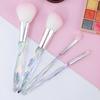 New Symphony 4 Crystal Makeup Brush Set, Eyeshadow Brush, Loose Powder Brush, Eyebrow Brush Beauty Makeup Tool