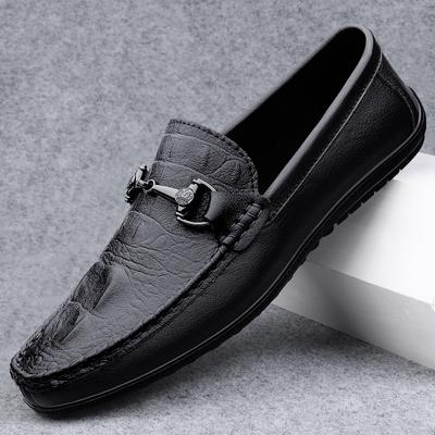High Quality Brand Soft Soled Loafers for Home Commuting Men's Genuine Leather Shoes Interview for Outdoor Men's Driving Shoes