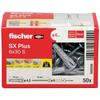 Fischer 568206 SX Plus Cheville à expansion 30 mm 6 mm 50 pc(s)