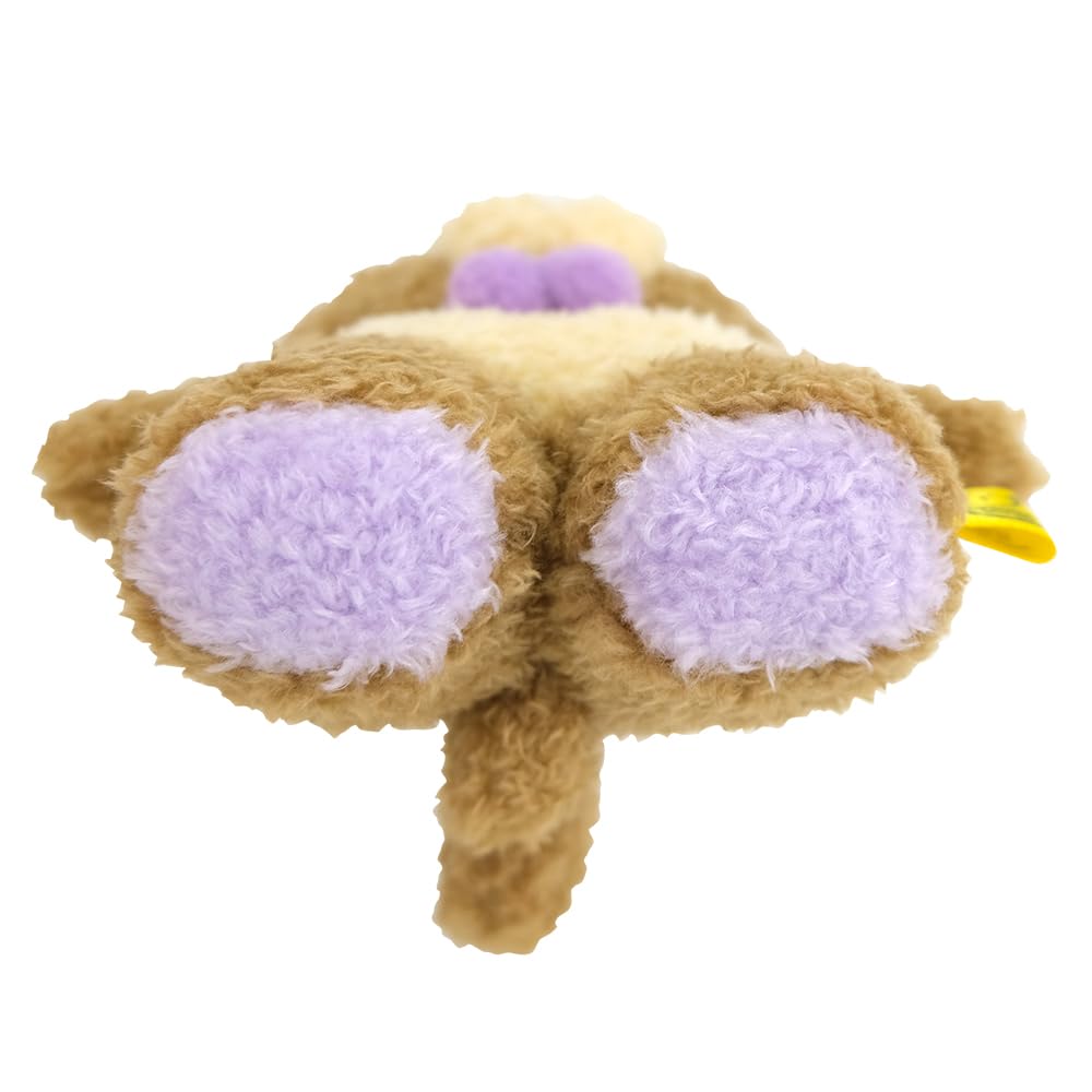 SunLemon Fluffy Watton S Squirrel BR 13 X 12 X Plush Toy Cute Squirrel Animal 15.5cm P-1783