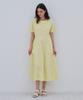 Metapeo Met Sweet Flare Dress Freesia Yellow