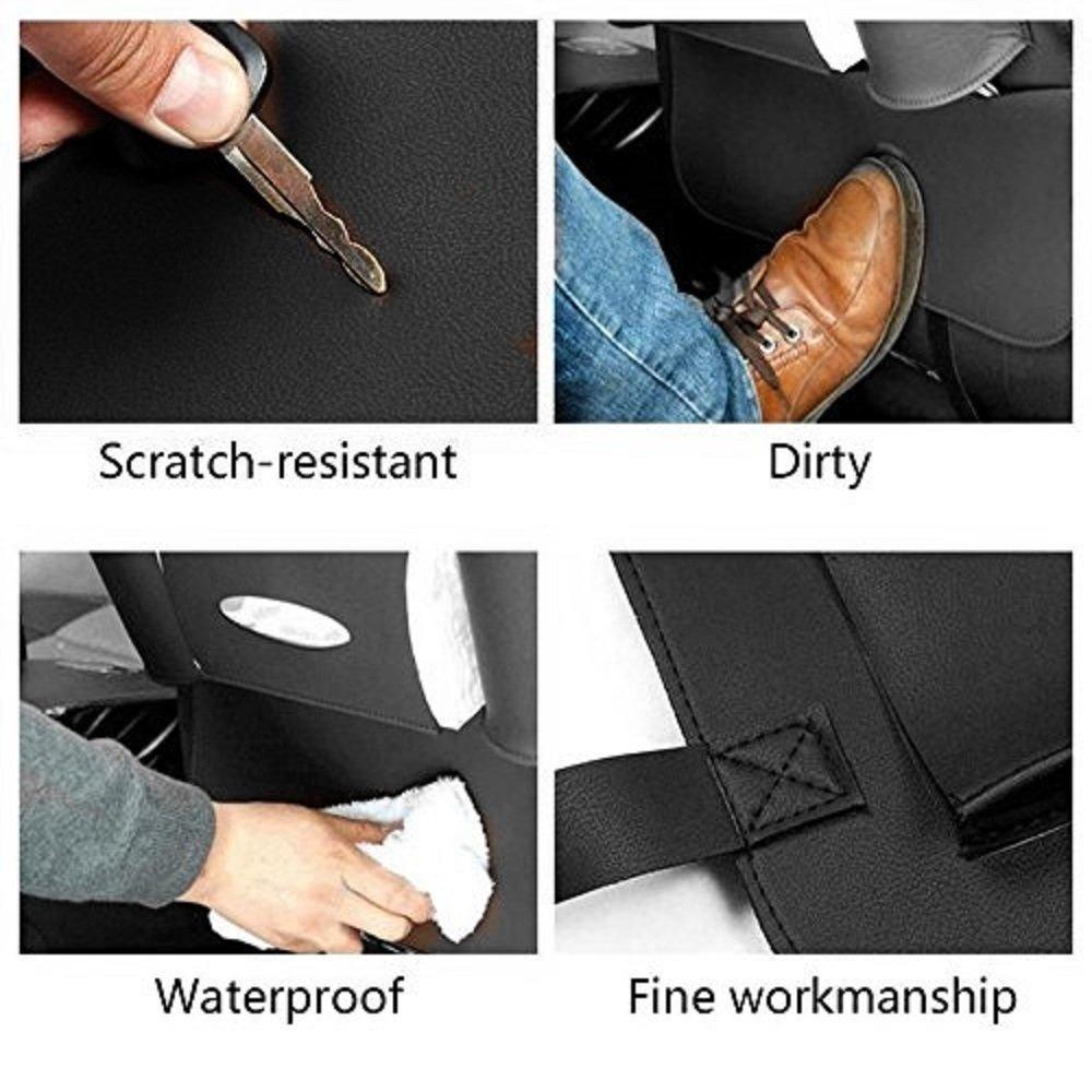 Pu Leather Car Seat Back Organizer and Phone Holder Universal