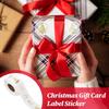 500 Sheet/roll 1inch Christmas Gift Card Label Sticker Clear Christmas Tree Sealing Sticker Adhesive Gold Foil Christmas Sticker