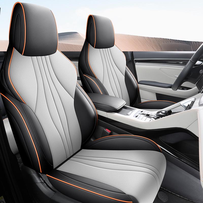 Song PRO Cartoon Leather Car Seat Cushion, Five-Seat Model, All-Season Use