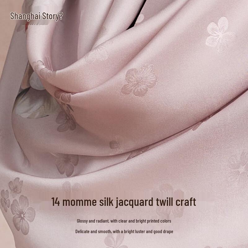 Shanghai Story 100% Mulberry Silk Scarf