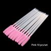 Transparent Silicone Eyebrow Comb Spoolers Eye Lashes Mascara Wand Applicator Disposable Eyebrow Brush for Eyelash Extension