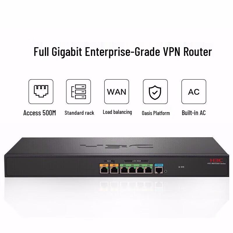 H3C MER3220 Dual WAN Gigabit Enterprise Router (CN version)