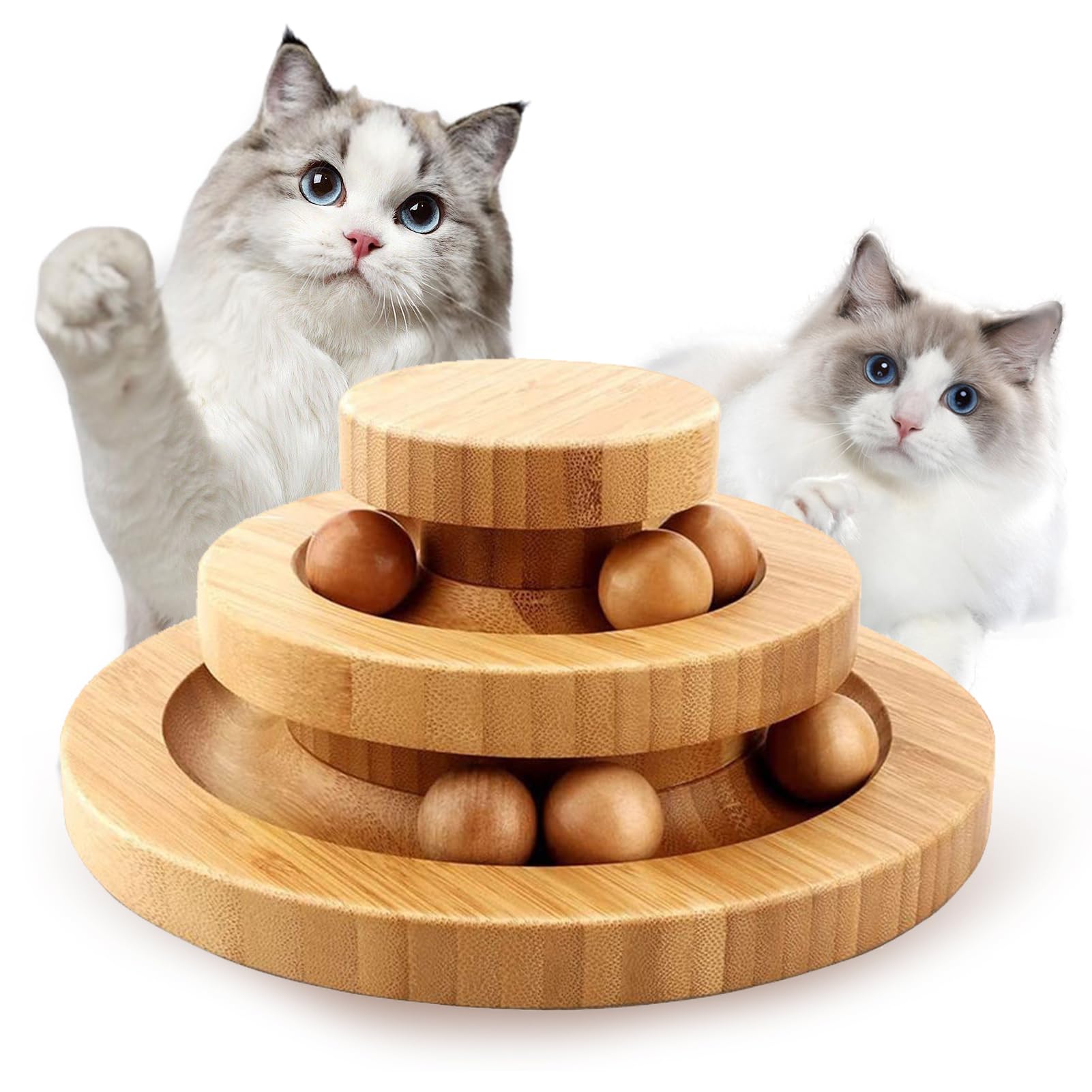 

Игрушка для кошек Solo Cat Cat Nonstop Меры по снятию стресса против отсутствия естественного безопасного снятия одиночества Мяч, деревянный, игра, игрушка, игрушка, вращение, облегчение, упражнение, коричневый