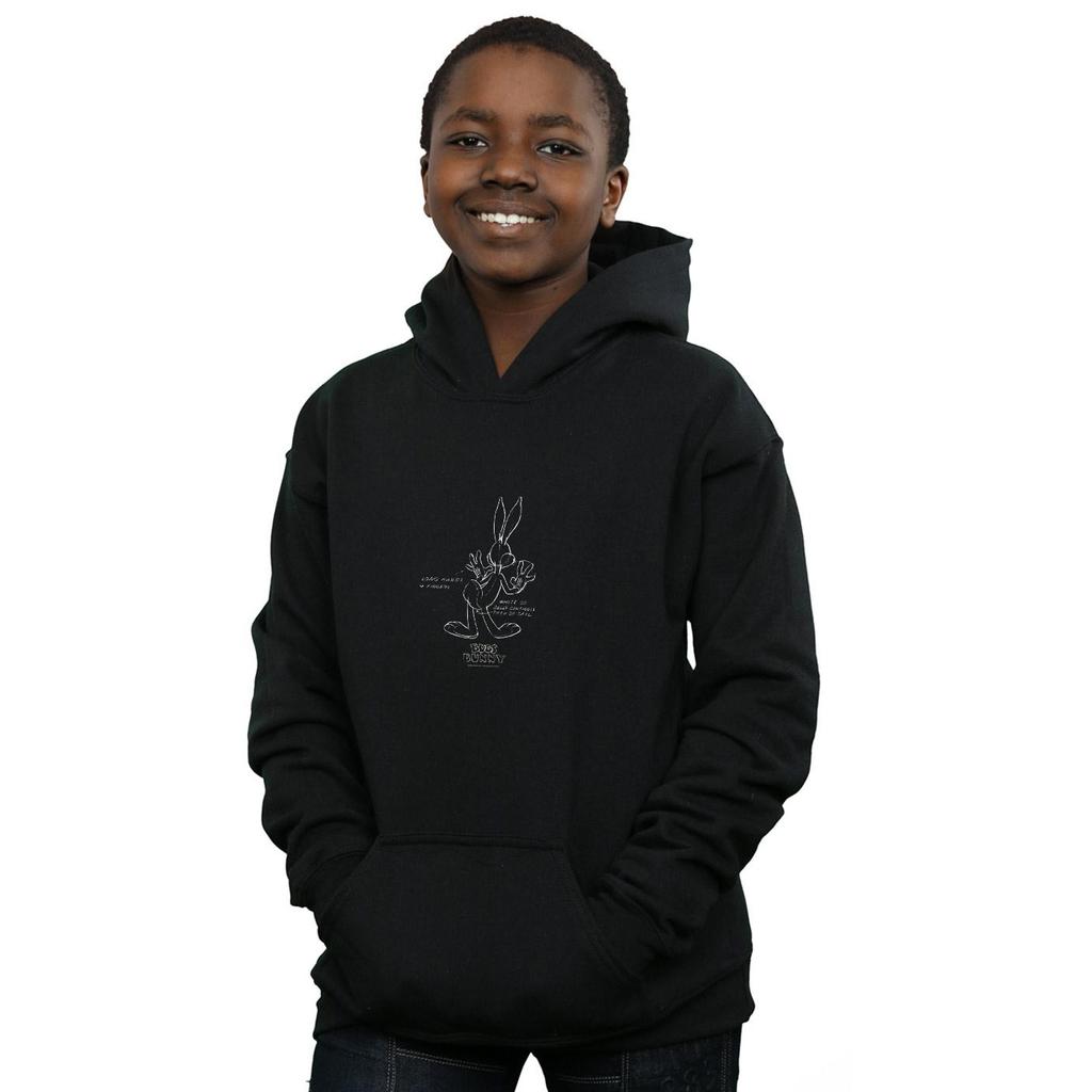 Looney Tunes Boys Bugs Bunny White Belly Hoodie