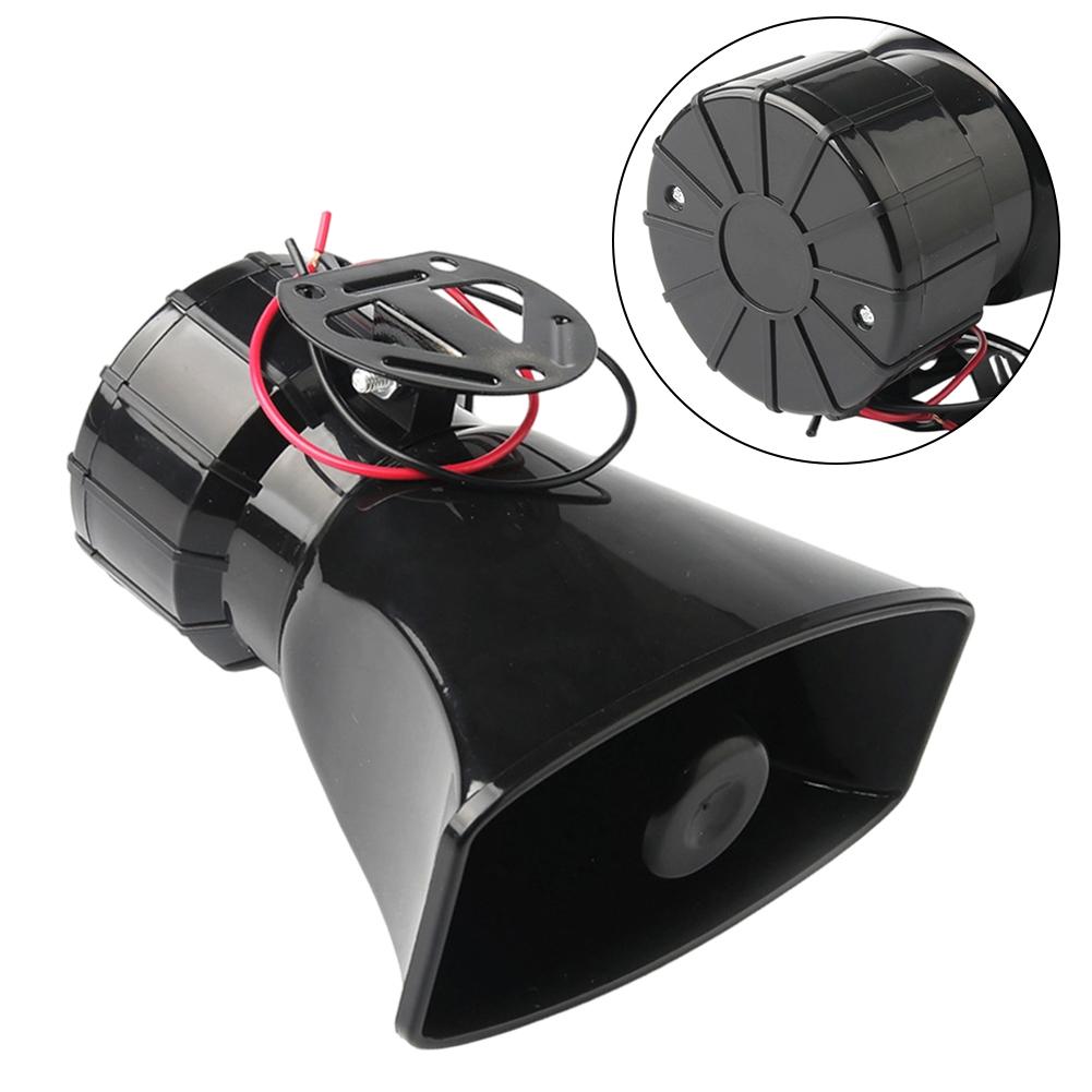 100w 130dB High Volume Car Alarm 1Horn With 7 Distinct Sounds For 12V Motorcycles, Mopeds, Cars, Trucks