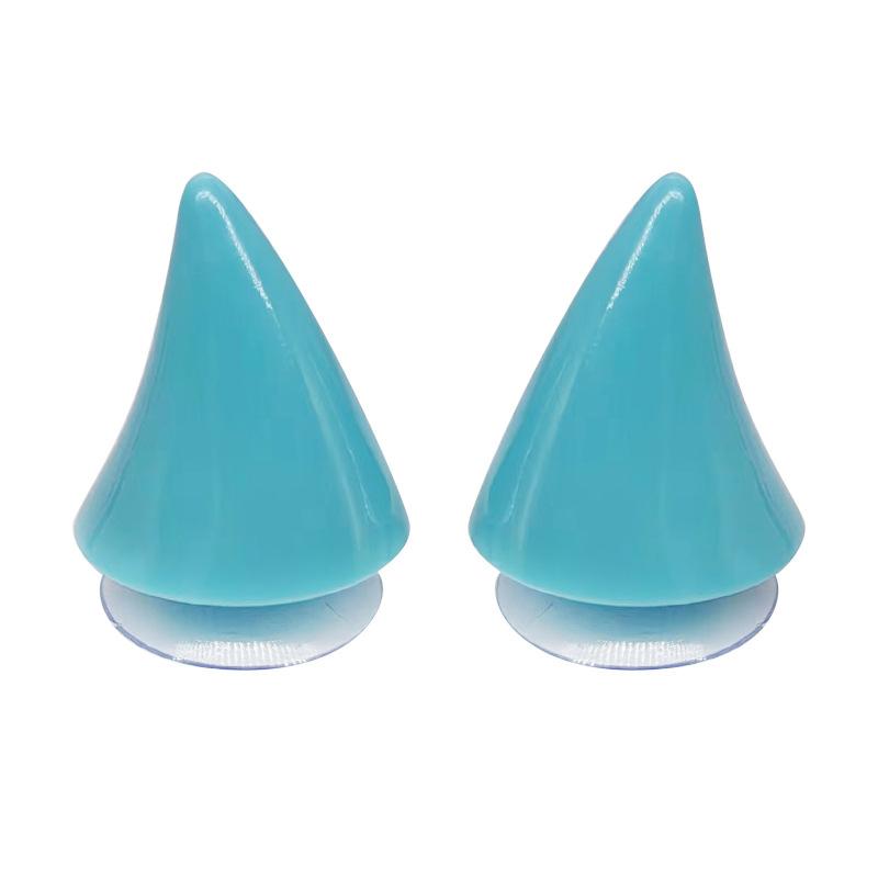 2PCS Motorcycle Helmet Cute Corner Rubber Horn Decoration Off-road Motorcycle Helmet Personalized Decoration