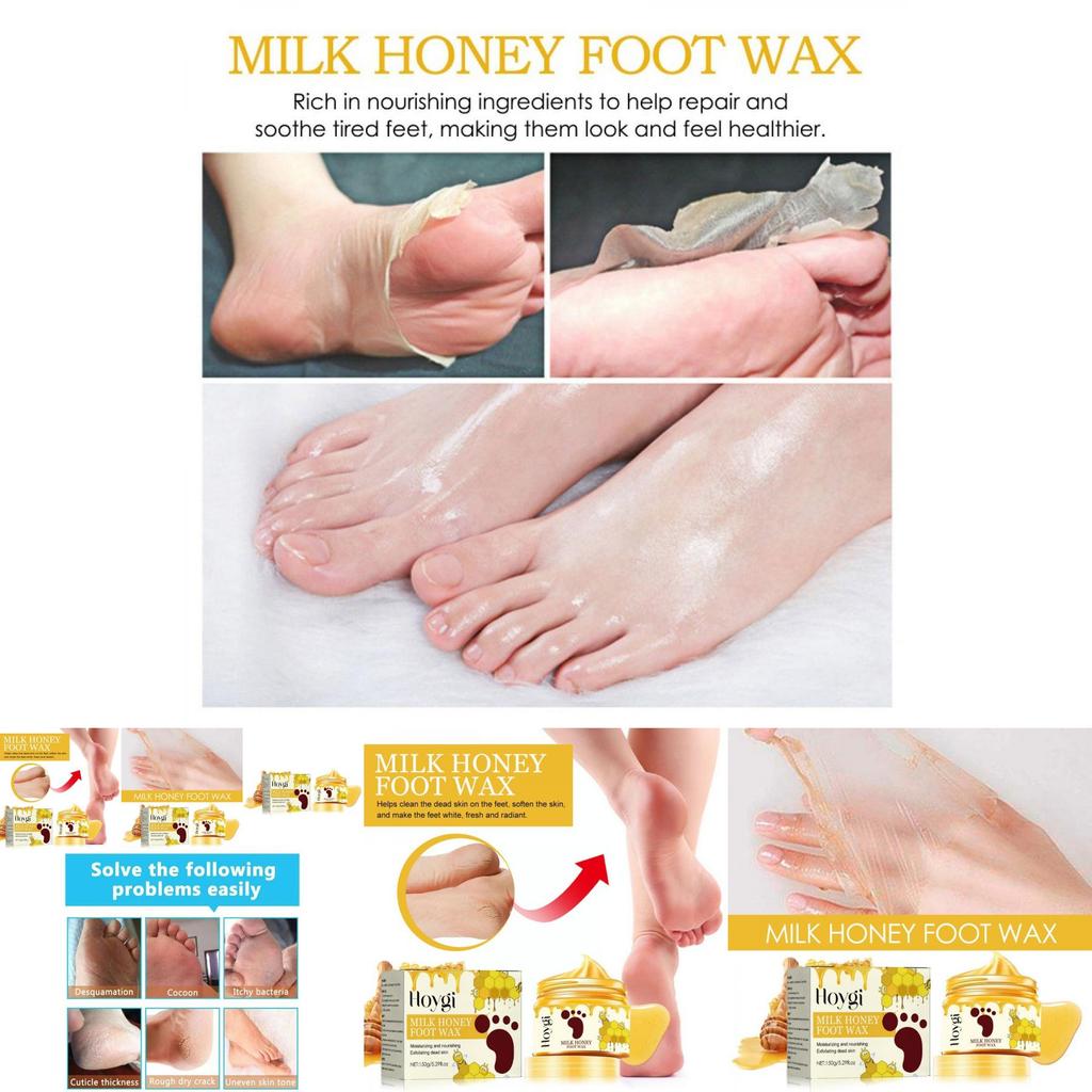 Nourishing Honey Milk Peel-off Hand And Foot Mask For Deep Hydration And Silky Smooth Skin