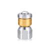 3 Pieces Kitchen Drain Washer Nozzles Sewer Hose Cleaning 1/4 Inch Stainless Steel Spray Nozzles Replacement Sprayers