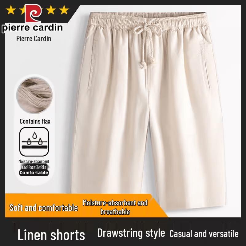 Pierre Cardin Men's Linen Blend Shorts